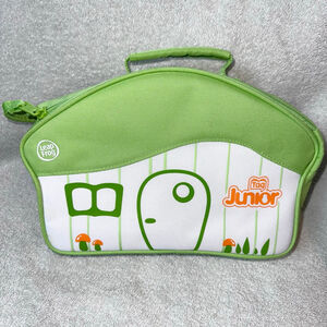 NWOT LeapFrog Tag Junior Storage Case Carrying Green Zip Bag Leap Frog Jr